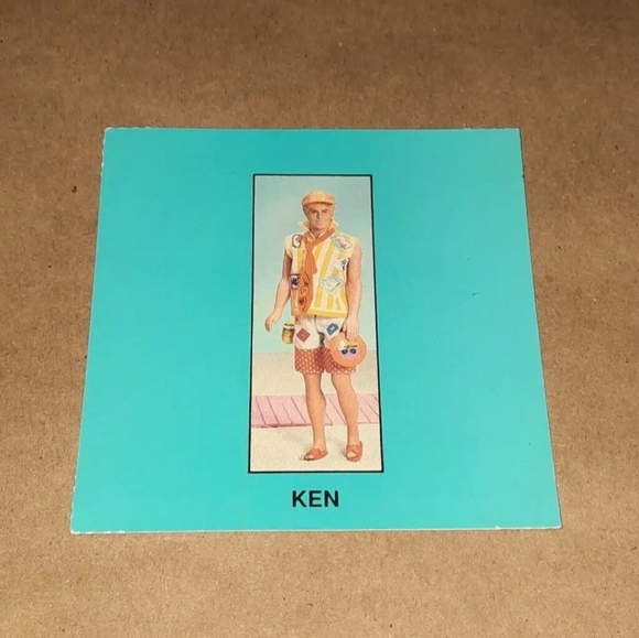 Vintage Barbie Card 1989 Barbie Just Us Girls Game Replacement Piece - Picture 2 of 6